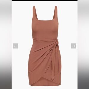 Aritzia Wilfred Saturn Wrap Mini Dress